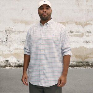 Brooks Brothers Stretch Non-Iron Oxford Button-Down Collar Size XL